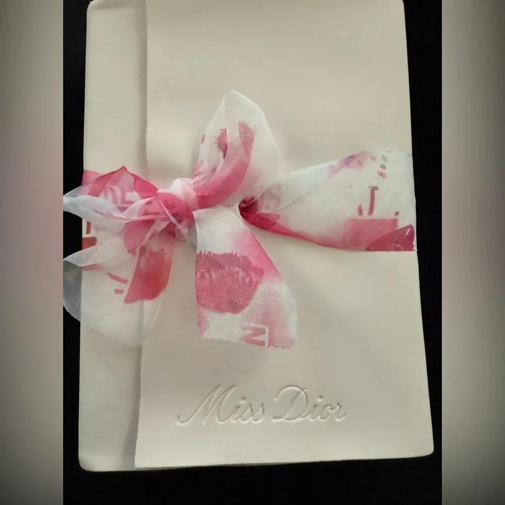 Brand New Miss Dior notebook with Pink Ribbon